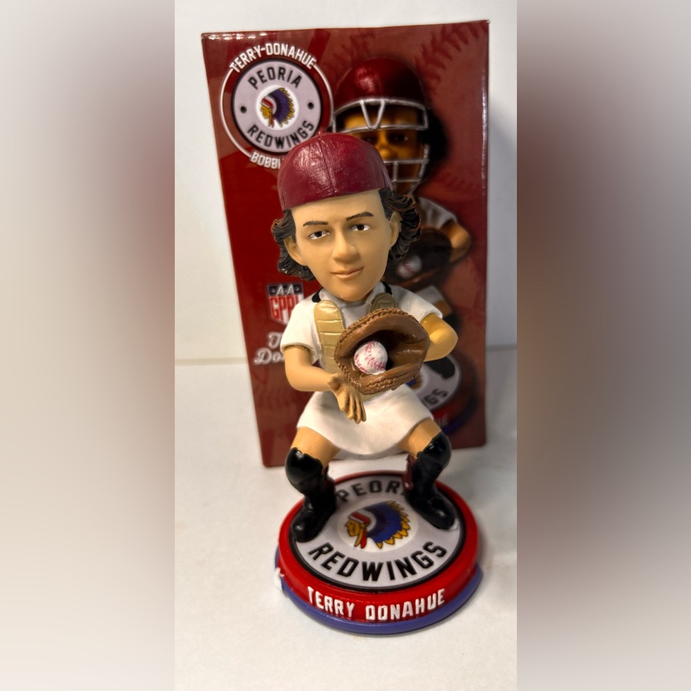 Terry Donahue Peoria Redwings Bobblehead.  AA GPBL. Special Edition Collectors